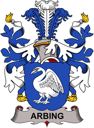 Coat of arms used by the Danish family Arbing