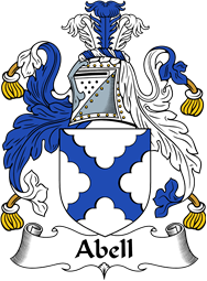 English Coat of Arms for the family Abell