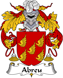 Portuguese Coat of Arms for Abreu