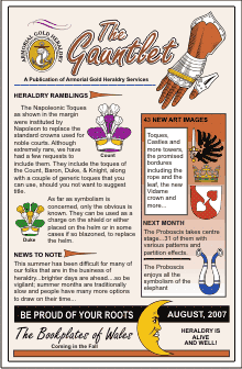 Armorial Gold Newsletter