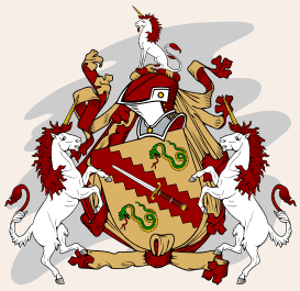 Armorial Gold Coat of Arms