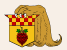 Lion Gambe Holding Shield