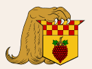 Lion Gambe Holding Shield