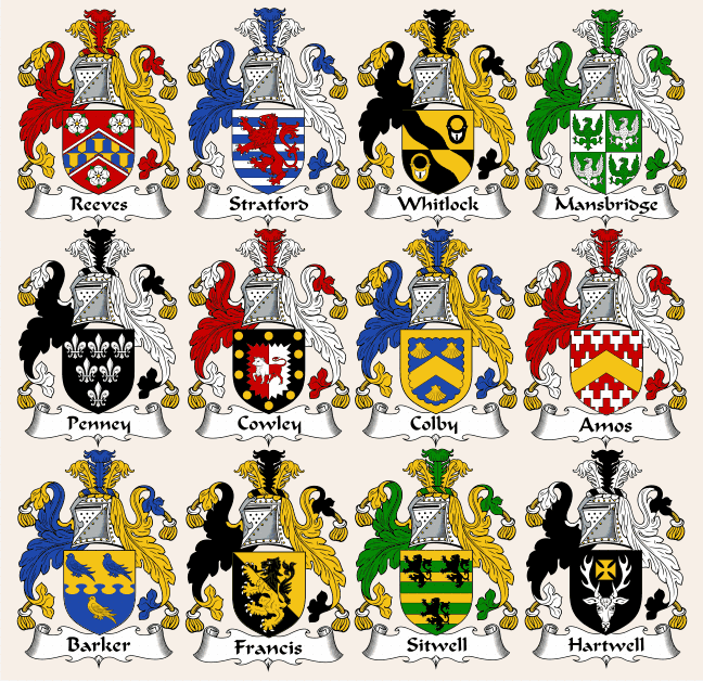 Armorial Gold British Fleet Samples