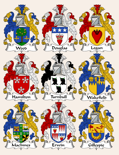 Scotland Forver Coats of Arms
