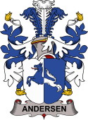 Danish Coat of Arms for Andersen or Andreasen