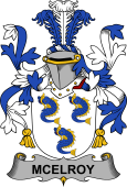Irish Coat of Arms for McElroy or Gilroy