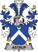 Danish Coat of Arms for Astrup