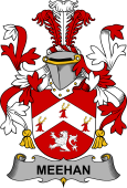 Irish Coat of Arms for Meehan or O
