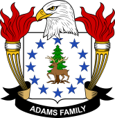 American Coat of Arms for Adams