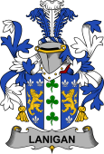 Irish Coat of Arms for Lanigan or O