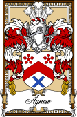 Scottish Coat of Arms Bookplate for Agnew