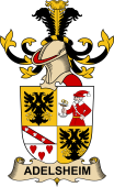 Republic of Austria Coat of Arms for Adelsheim