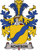 Danish Coat of Arms for Acheson