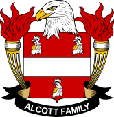 American Coat of Arms for Alcott