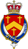 British Garter Coat of Arms for Austin (England)