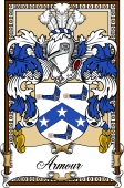 Scottish Coat of Arms Bookplate for Armour