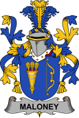 Irish Coat of Arms for Maloney or O