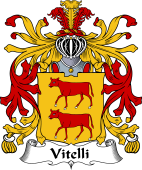 Italian Coat of Arms for Vitelli