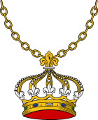 Crown Pendent-France (For Bottom of Shield)