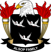 American Coat of Arms for Alsop