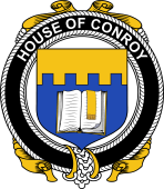 Irish Coat of Arms Badge for the CONROY (O