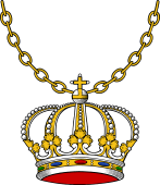 Crown Pendent-Spain (For Bottom of Shield)