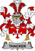 Irish Coat of Arms for Thacker