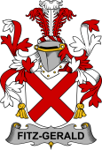 Irish Coat of Arms for Fitz-Gerald
