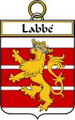 French Coat of Arms Badge for Labbé