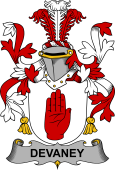 Irish Coat of Arms for Devaney or O