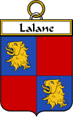 French Coat of Arms Badge for Lalane