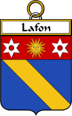 French Coat of Arms Badge for Lafon