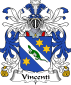 Italian Coat of Arms for Vincenti