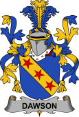 Irish Coat of Arms for Dawson