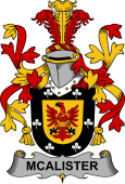 Irish Coat of Arms for Alister or McAlister