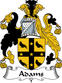 English Coat of Arms for Adams