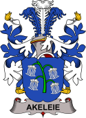 Danish Coat of Arms for Akeleie