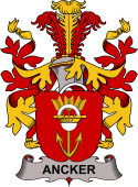 Danish Coat of Arms for Ancker