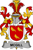 Irish Coat of Arms for McGill