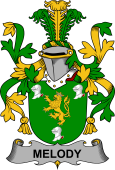 Irish Coat of Arms for Melody or O