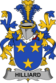 Irish Coat of Arms for Hilliard