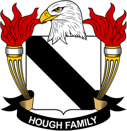 Coat of arms used by the Hough family in the United States of America
