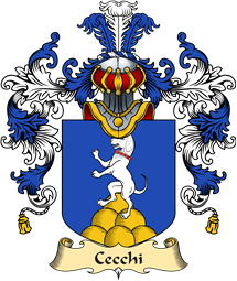 Italian Family Coat of Arms (v.25a) Cecchi