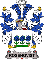 Swedish Coat of Arms for Rosenqvist