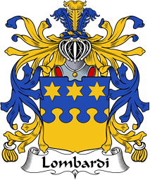 Italian Coat of Arms for Lombardi