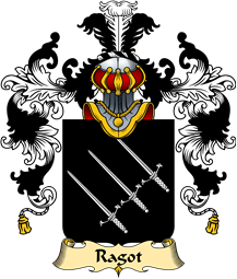 French Family Coat of Arms (v.25) Ragot