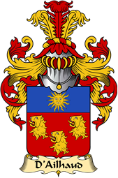 French Family Coat of Arms (v.23) for Ailhaud (d