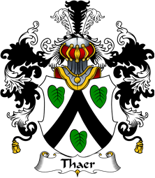 German Wappen Coat of Arms (v.25) Thaer