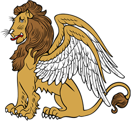 Lion Sejant Winged